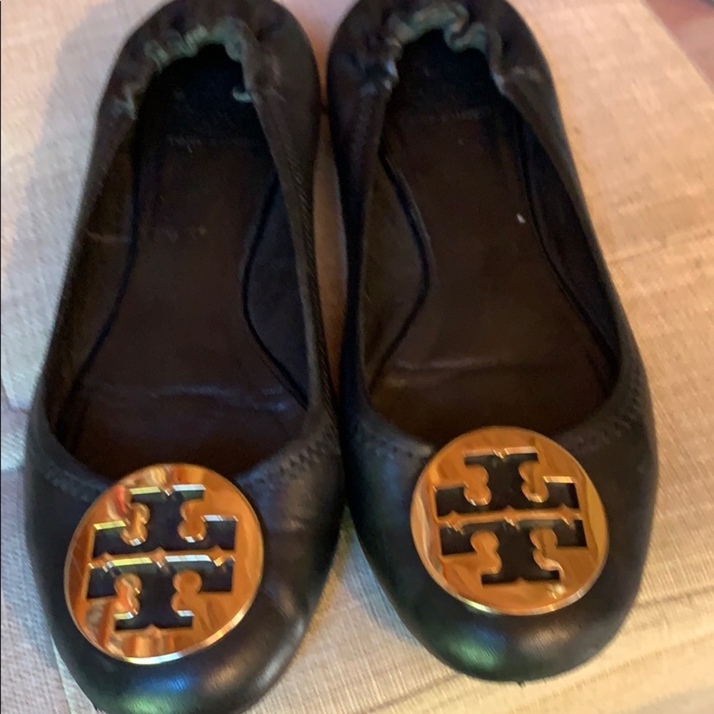 Tory Burch Reva ballet black 10.5